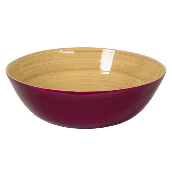 Bamboo Classic Serving Bowl, Blackberry