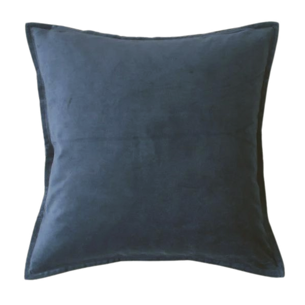 20" Azure Velvet Pillow