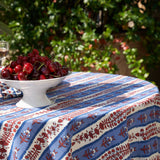 Provence Avignon Red & Blue Tablecloth