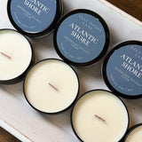 Atlantic Shore Wooden Wick Candle