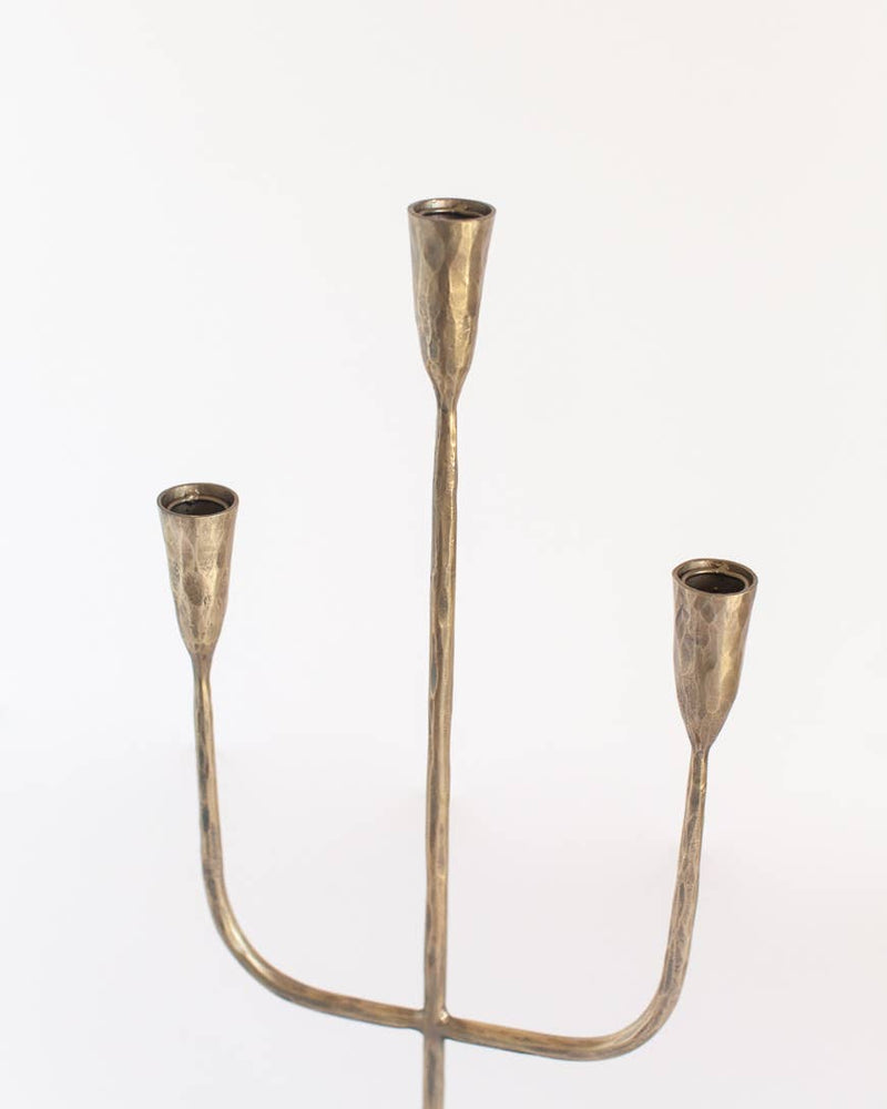 Hand-Forged Iron Candelabra