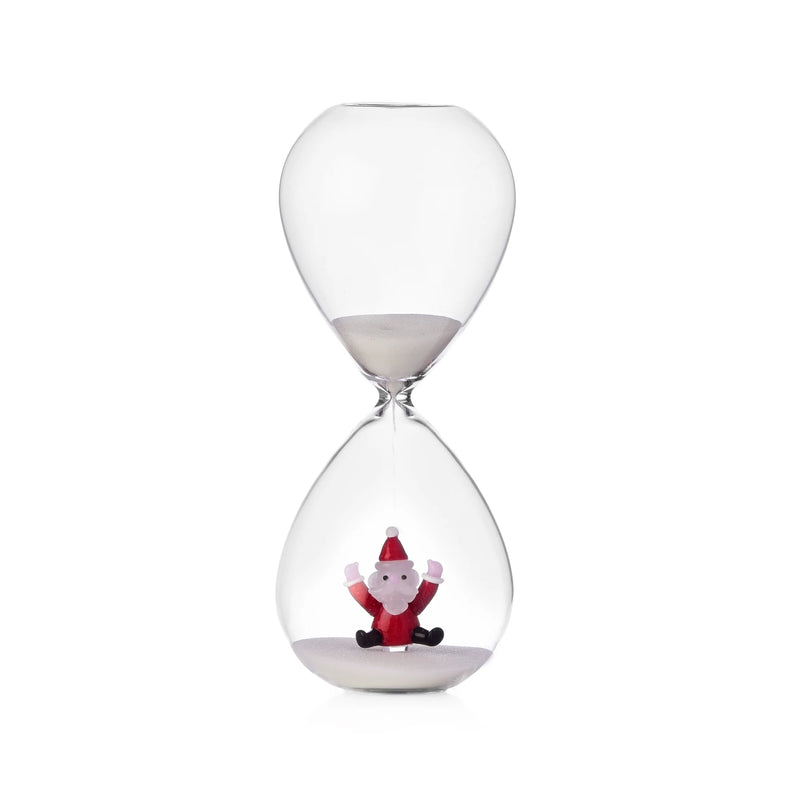 Jumping Santa Hourglass