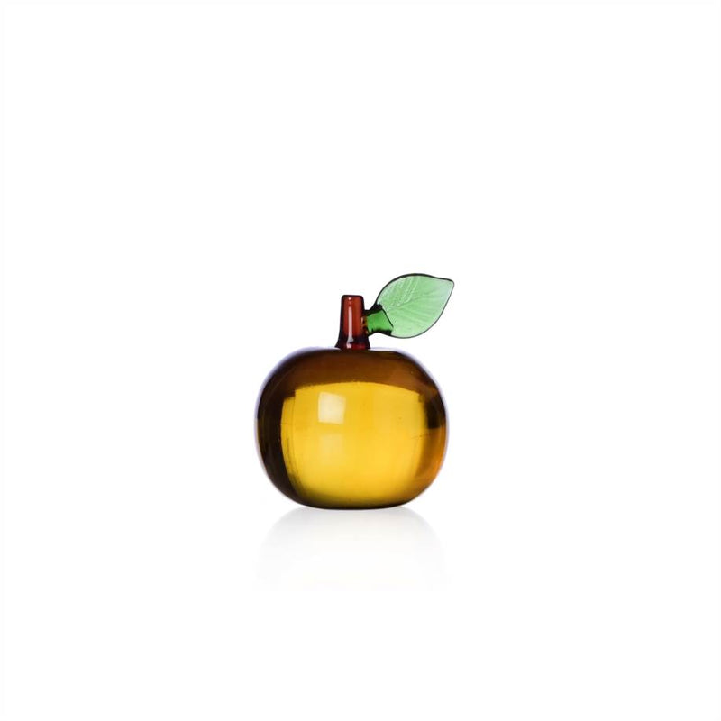 Apple Amber Paperweight