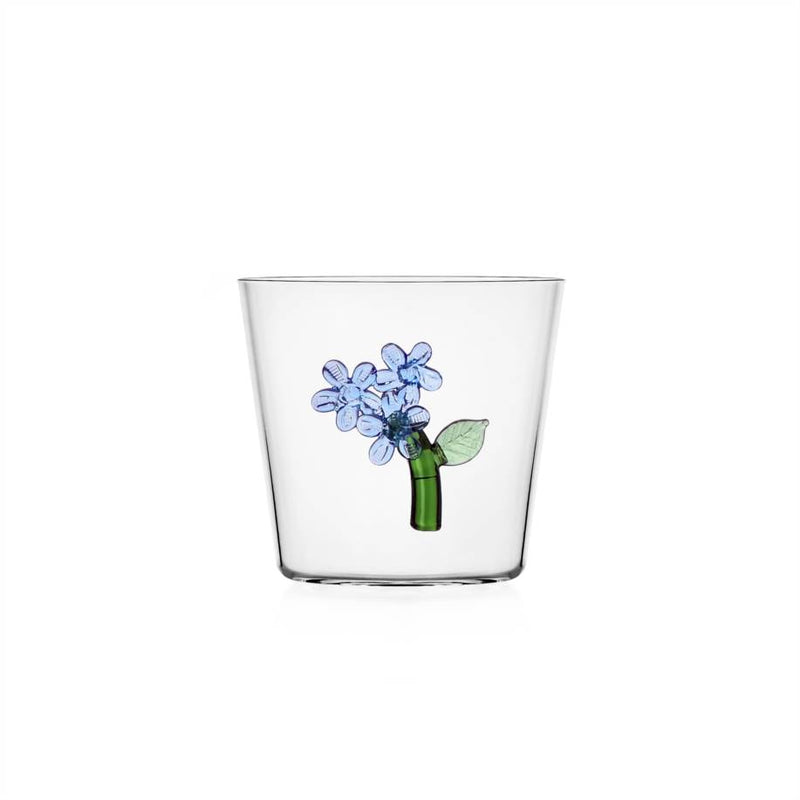 Light Blue Flower Tumbler