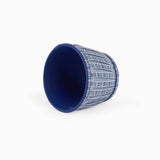 Harbor Blue Block Printed Lampshade