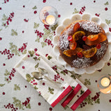 Gooseberry Red & Green | French Tablecloths