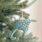 Blue Stingray Ornament