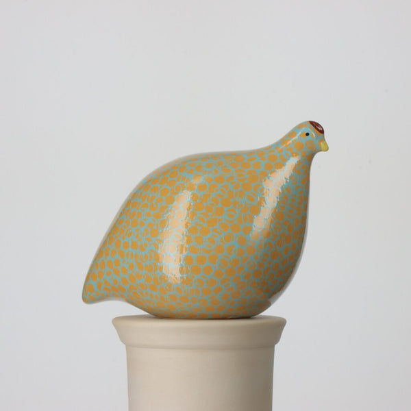 Yellow Spotted Turquoise Quail
