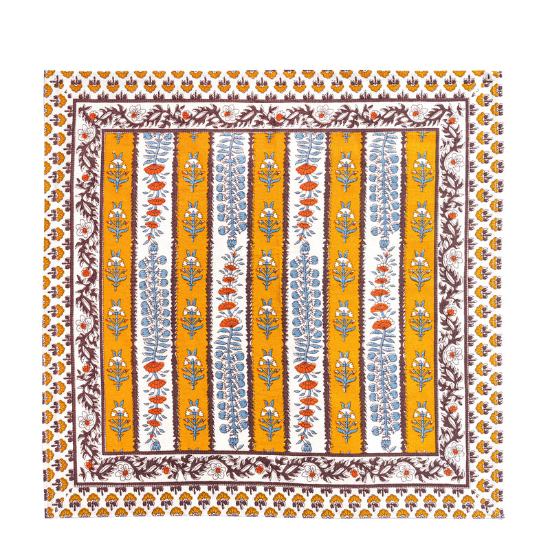 S/4 Avignon Napkins Dijon & Blue