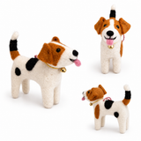Jack Russell Terrier Felt Ornament