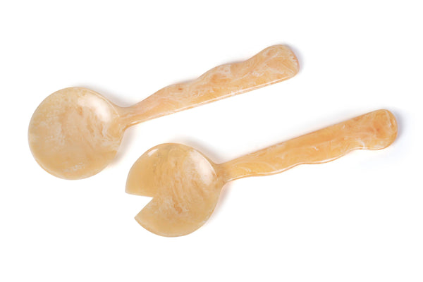 S/2 Blush Salad Servers