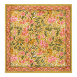 S/4 Damaris Napkins Pink & Mustard