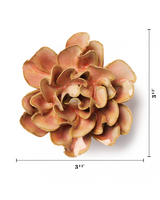 Rose Pink Hawthorn Rustic Gifts Ceramic Flower