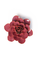 Blush Pink Begonia Ceramic Flowers - Rustic Flower Gifts