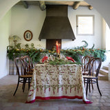 Gooseberry Red & Green | French Tablecloths