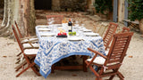71"x128" Granada Cornflower Blue Tablecloth