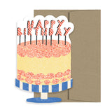 Bday Cake Die-Cut Card