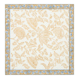 S/4 Chloe Blue & Brown Napkins