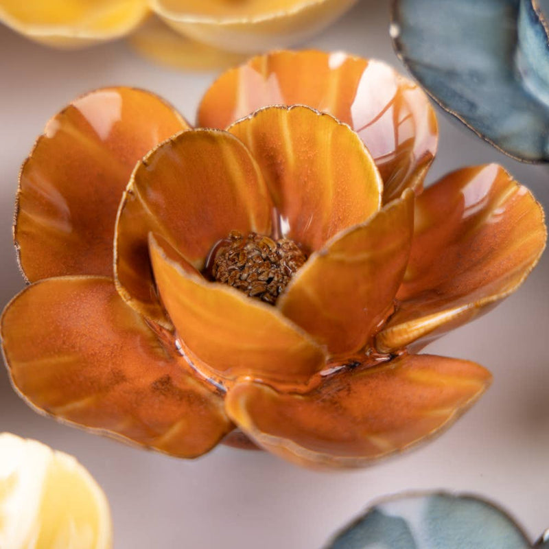 Burnt Orange Poppy Flower