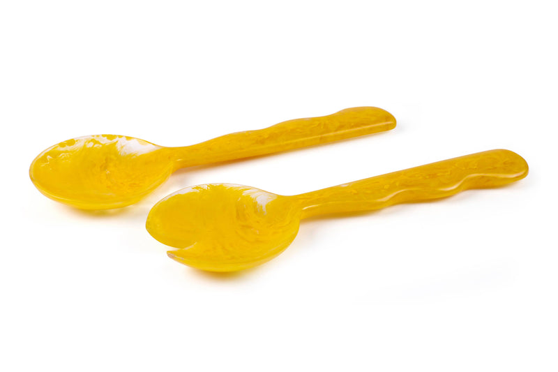 S/2 Mustard Salad Servers
