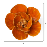 Burnt Orange Poppy Flower