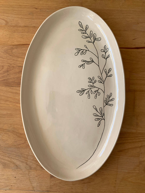 Rue Oval Platter