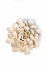 Ceramic Flower Wall Accessories Ivory Snowdrop