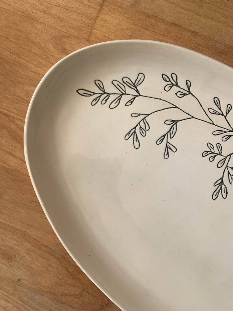 Rue Oval Platter