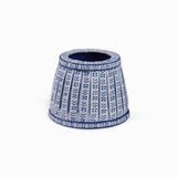 Harbor Blue Block Printed Lampshade