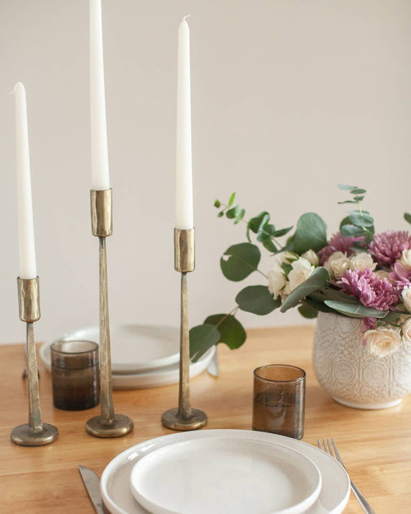 Dante Hand-Forged Iron Candle Stand
