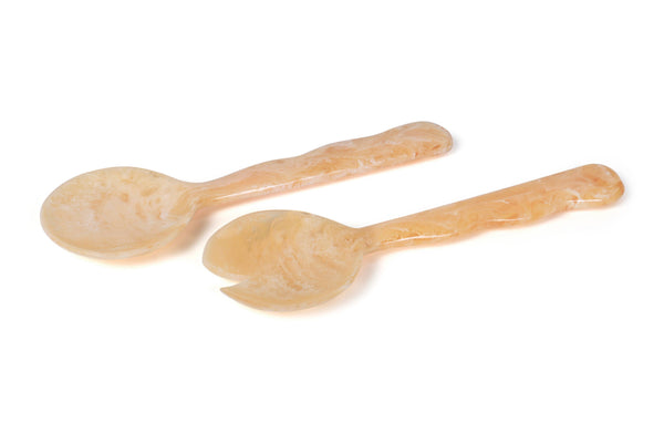S/2 Blush Salad Servers