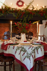 Gooseberry Red & Green | French Tablecloths
