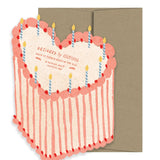 Heart Cake Die-Cut Card