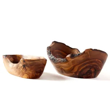 Sm. Rustic Olive Wood Dish