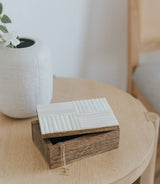 Vaishali Carved Bone & Wood Box