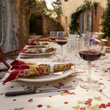 Gooseberry Red & Green | French Tablecloths
