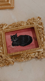 Vintage Style Autumnal Gold Framed Ornaments