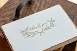 Branches Thank You Handmade Paper Letterpress Card