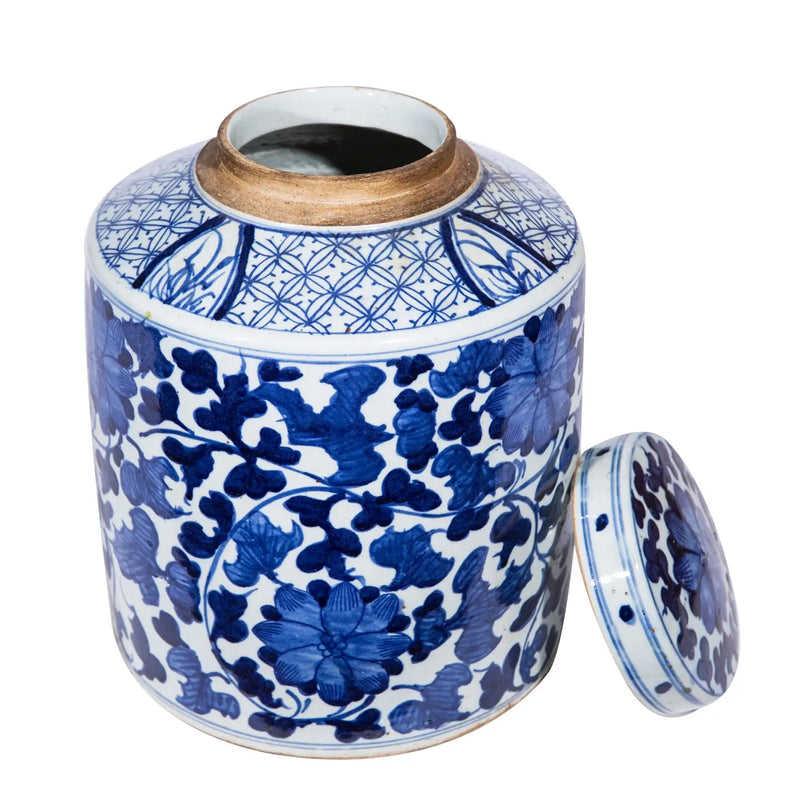 Dynasty Tea Jar Twist Vine Small