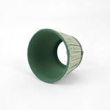 Floral Green Stripe Lampshade Cover