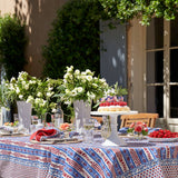 Provence Avignon Red & Blue Tablecloth