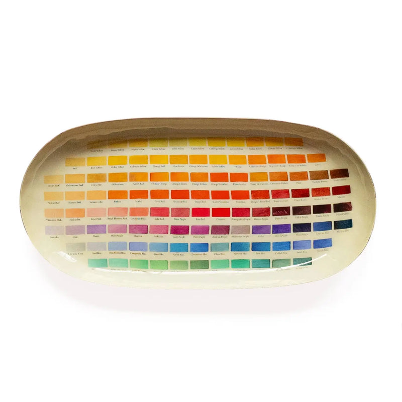 Nomenclature of Colors Enamel Tray