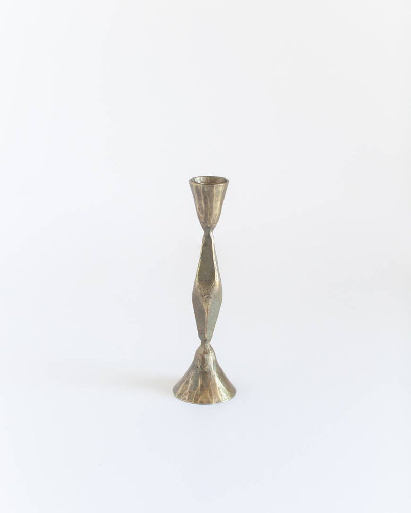 High Diamond Hand-Forged Iron Candle Stand
