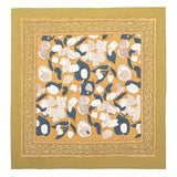S/4 Forest Harvest Mustard & Blue Napkins