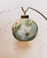 Peonies Christmas Ornament