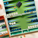 Tartan Lacquer Backgammon Set