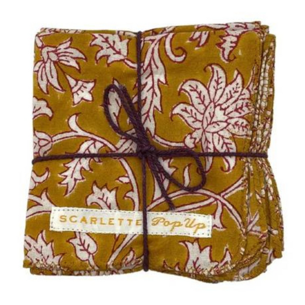 Napkins x4 Chrysantheme