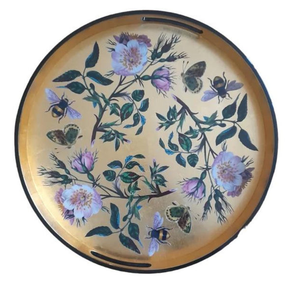 Lacquered Flower Tray