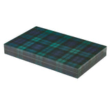 Tartan Lacquer Backgammon Set