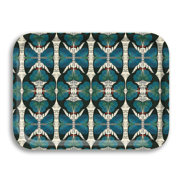 Blue Butterefly Small Birch Tray